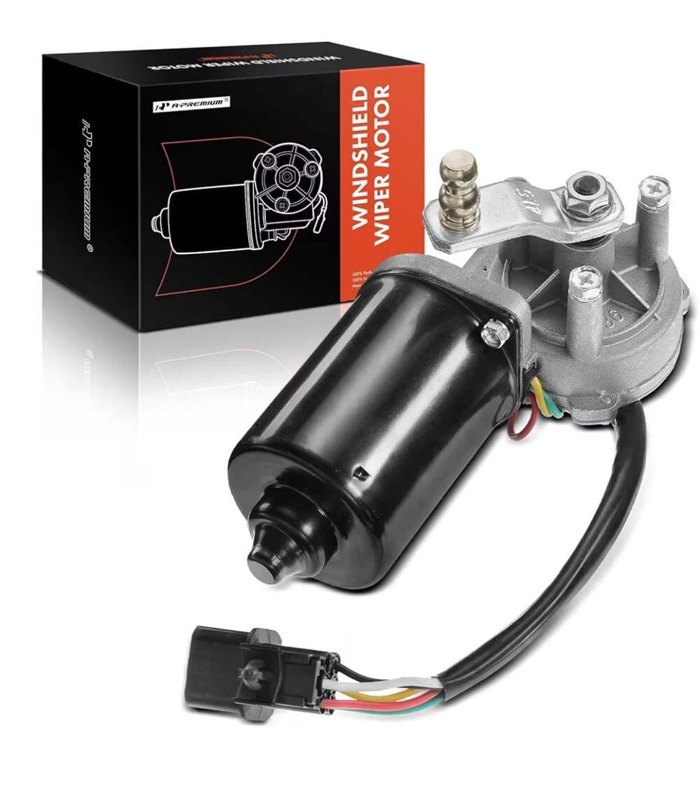 A-Premium Front Windshield Wiper Motor for Chrysler Town & Country, Dodge Carava